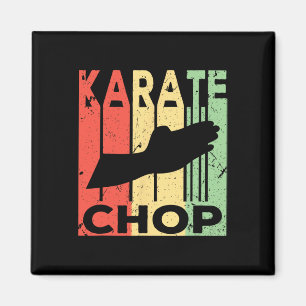 Karate Chop Vintage Magnet