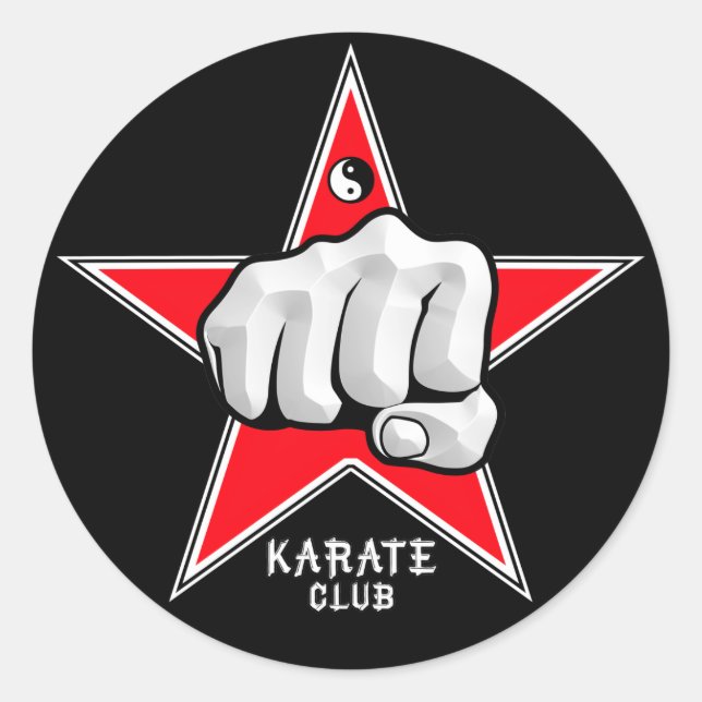 Karate Club Sticker (Vorderseite)