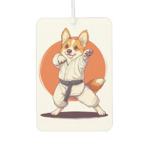 Karate Corgi � Kampfsport Hund Autolufterfrischer