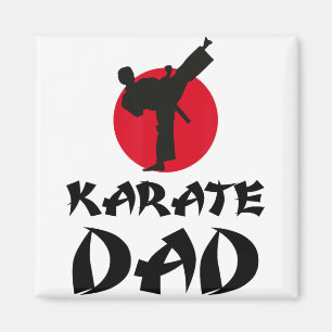 Karate Dad Kampfsport Magnet