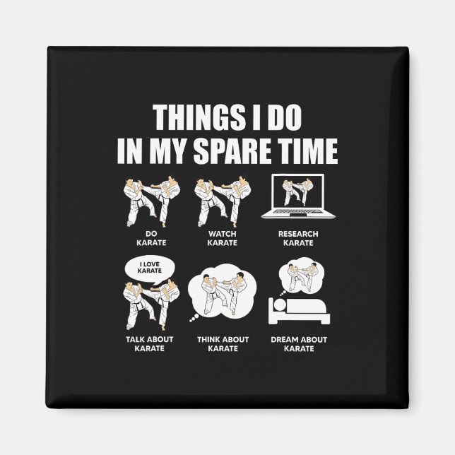 Karate Dinge, die ich in meiner Freizeit mache, Ka Magnet (Vorne)