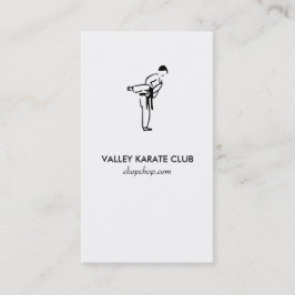 Karate Dojo Business Card Visitenkarte