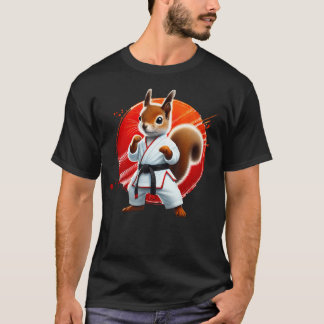Karate Eichhörnchen Kampfsport Kämpfer Judo T-Shirt