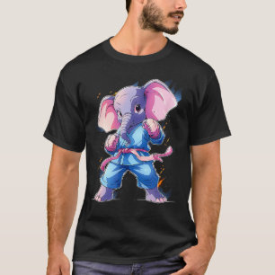 Karate Elephant Taekwondo Kampfkünste kämpfen T-Shirt