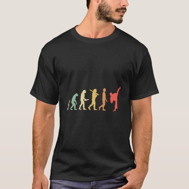 Karate Evolution für Karateka T-Shirt (Vorderseite)