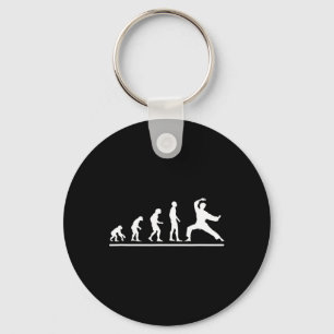 Karate-Evolution Karate-Hieb Männer Lustiger Karat Schlüsselanhänger