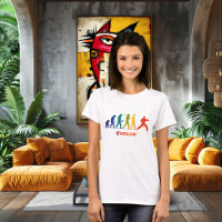 Karate-Evolutions-Silhouette Kampfsport-Design