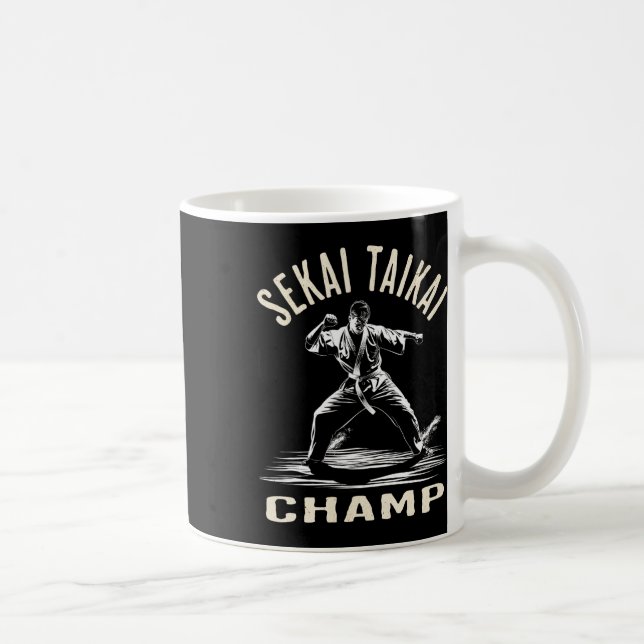 Karate Fan - Dynamic Artist Design Kaffeetasse (Rechts)