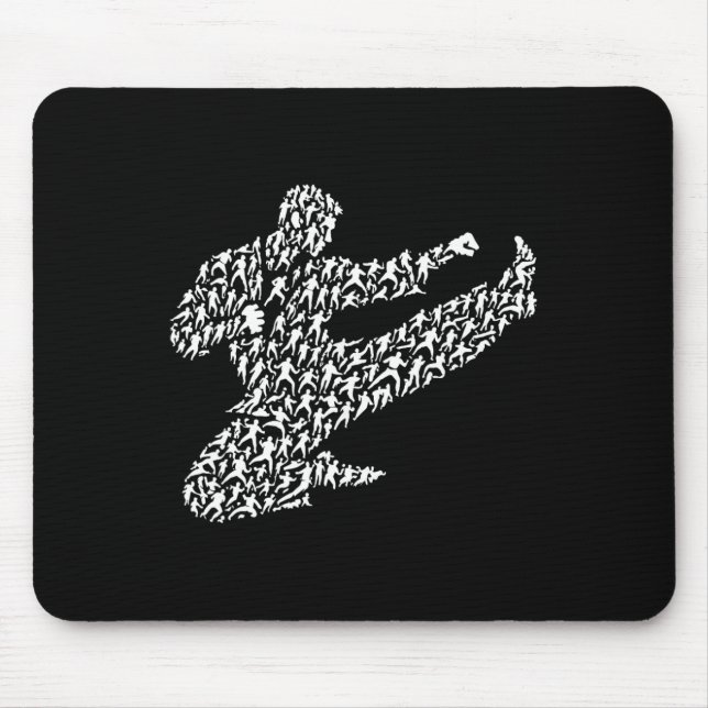 Karate Fighter And Kung Fu  Mousepad (Vorne)