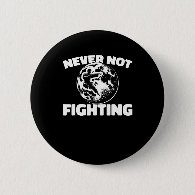Karate - Fighter Martial Arts Karate Button (Vorderseite)