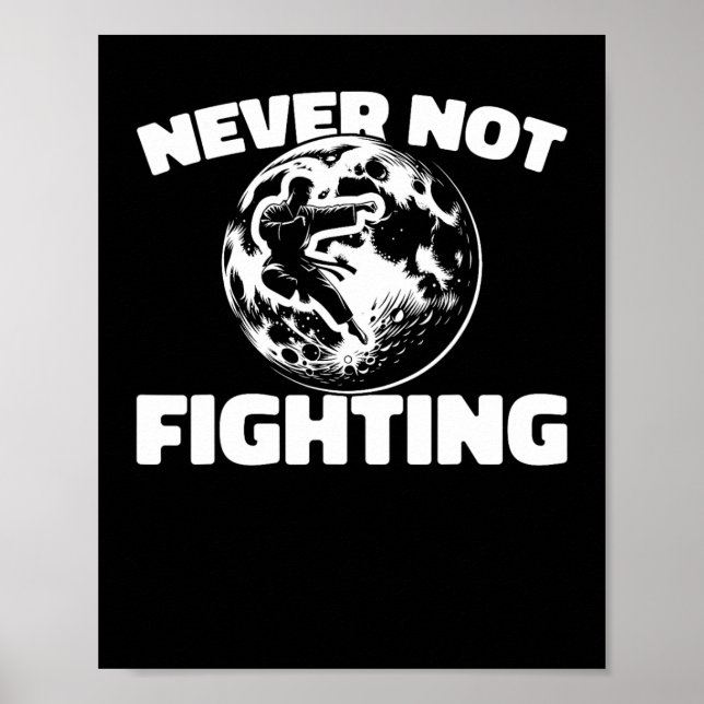 Karate - Fighter Martial Arts Karate Poster (Vorne)