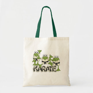 Karate-Frosch-T-Shirts und Geschenke Tragetasche