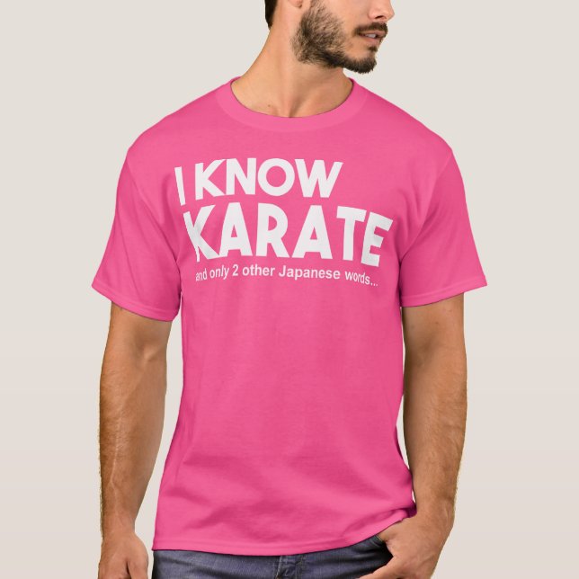 Karate Funny T-Shirt (Vorderseite)