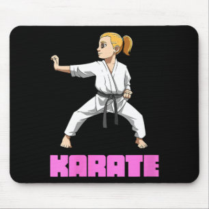 Karate für Frauen, Karate-Mädchen-Position Mousepad