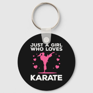 Karate für Frauen Karate Schwarzgürtel Mar Schlüsselanhänger