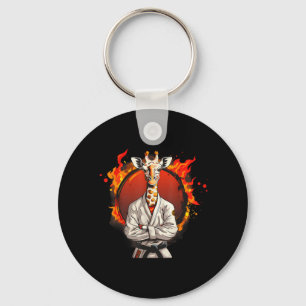 Karate Giraffe Tier Mma Taekwondo Kampfsport Schlüsselanhänger