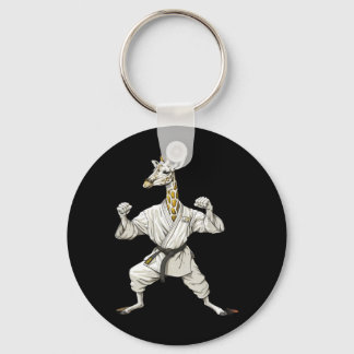 Karate-Giraffen-Motiv Taekwondo Jiu-Jitsu MMA Schlüsselanhänger
