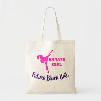 Karate Girl Future Black Belt Tote Bag Tragetasche