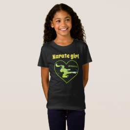 Karate Girl Limon Gelb Moderner Trendy Chic T-Shirt