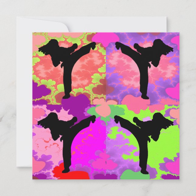 Karate Girls Geburtstagsparty (Vorderseite)