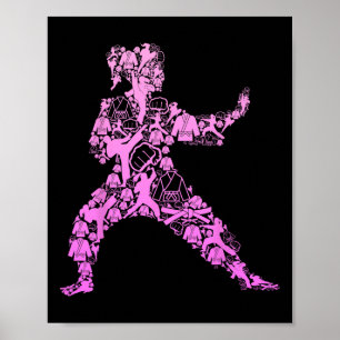 Karate Girls Poster