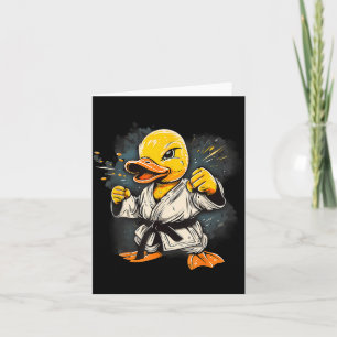 Karate-Gummiente Animal-MMA-Taekwondo-Jiu-Jitsu Karte