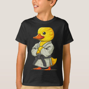 Karate Gummiente Enten Tier MMA Taekwondo Jiu-Jits T-Shirt