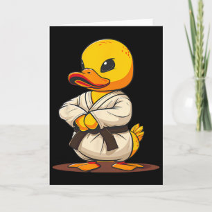 Karate-Gummiente-Motiv Taekwondo Jiu-Jitsu Mma K Karte