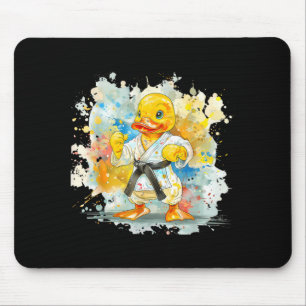 Karate-Gummiente-Motiv Taekwondo Jiu-Jitsu MMA Mousepad