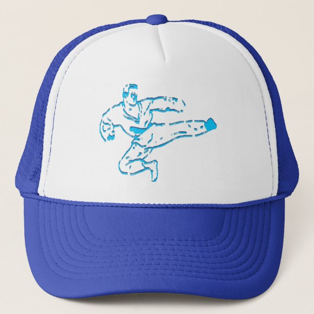 Karate Hat Truckerkappe (Vorderseite)