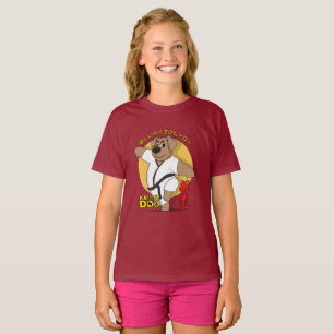 Karate Hund Kinder T-Shirt