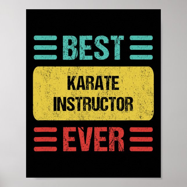 Karate Instructor 1 Poster (Vorne)
