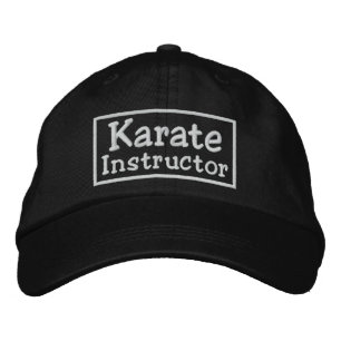Karate Instructor Bestickte Baseballkappe