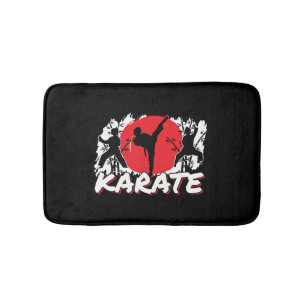 Karate Japan japanisches Thema Badematte