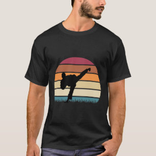 Karate Jujitsu Kampfsport Retro Jungen Männer T-Shirt