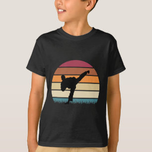 Karate Jujitsu Martial Arts Retro Boys Men T-Shirt