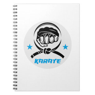 Karate Kampfsport Schwarzgurt Notizblock