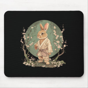 Karate Kaninchen Jiu-Jitsu MMA Taekwondo Kampfspor Mousepad
