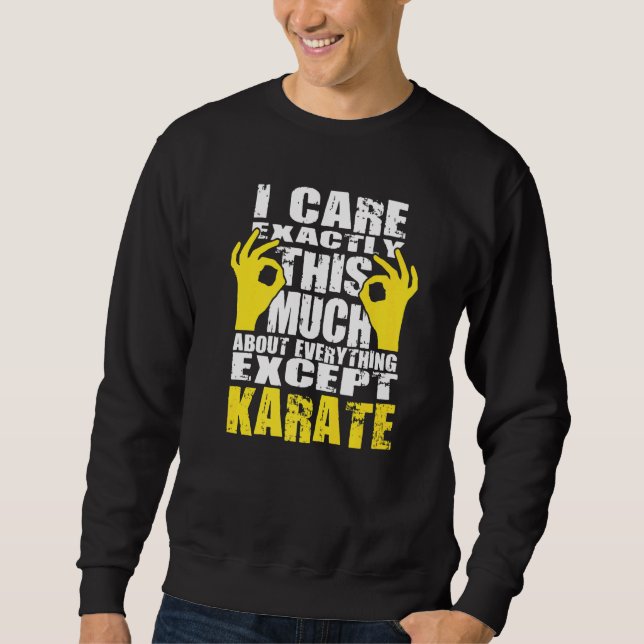 Karate Karate Design Sweatshirt (Vorderseite)