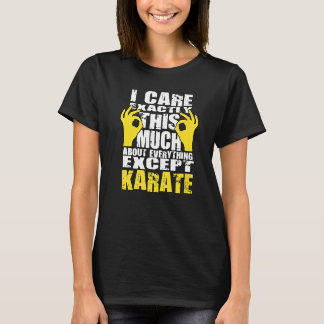 Karate Karate Design T-Shirt (Vorderseite)