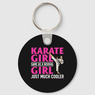Karate Karate Girl ist ein normales Mädchen Schlüsselanhänger