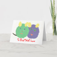 Karate Kat Graphics Vatertag Karte