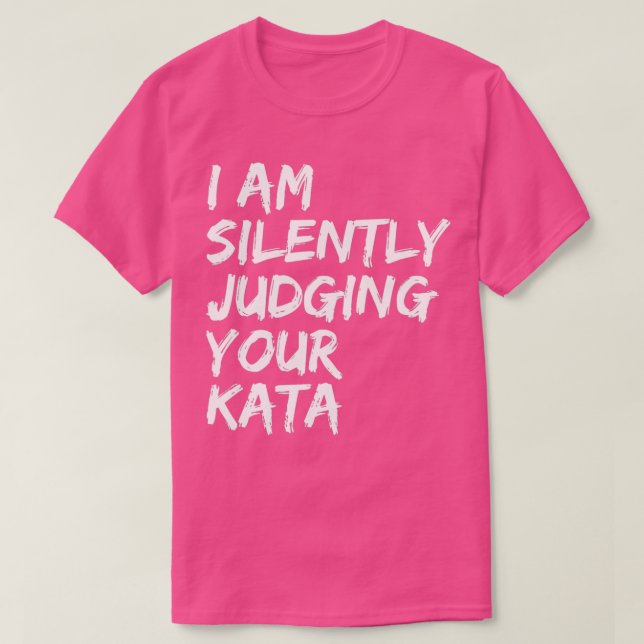 Karate Kata Shotokan Kyokushin Goju Wado Shito ryu T-Shirt (Design vorne)