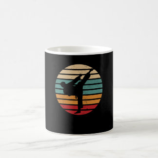 Karate Kick Retro Sun Karate Fighter Kaffeetasse