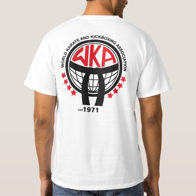Karate-Kickboxing-Klassik T-Shirt (Rückseite)