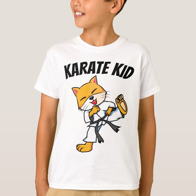 KARATE KID KIDS CAT-T - SHIRT (Vorderseite)