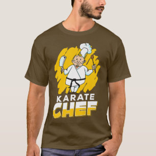Karate Koch Funny Cook Kochkoch Koch asiatischer B T-Shirt
