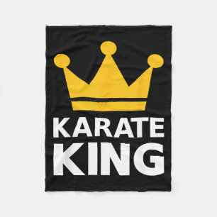 Karate König Fleecedecke