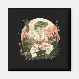 Karate Krokodil Motiv Taekwondo Jiu-Jitsu MMA Magnet