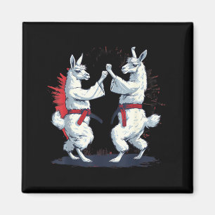 Karate Lama Jiu-Jitsu Taekwondo Judo Lama Liebhabe Magnet